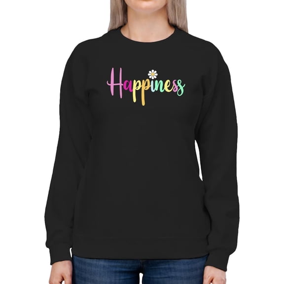 Happiness With Daisy Sweatshirt Women -Image by Shutterstock, Female 4X-Large