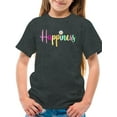 thumbnail image 1 of Happiness With Daisy T-Shirt Juniors -Image by Shutterstock,  Small, 1 of 4