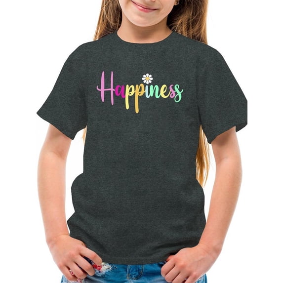Happiness With Daisy T-Shirt Juniors -Image by Shutterstock, Small