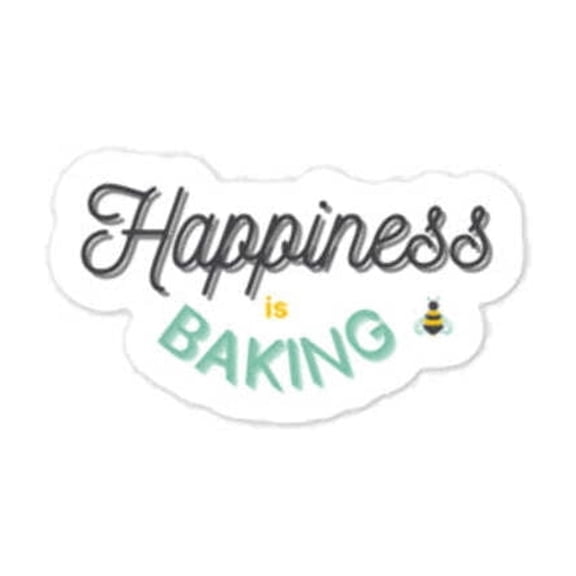 Happiness is Baking | Sticker