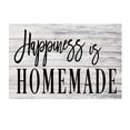 thumbnail image 1 of Happiness is Homemade Farmhouse Rustic Metal Kitchen Home Decor Wall Sign - 12" x 8", 1 of 1