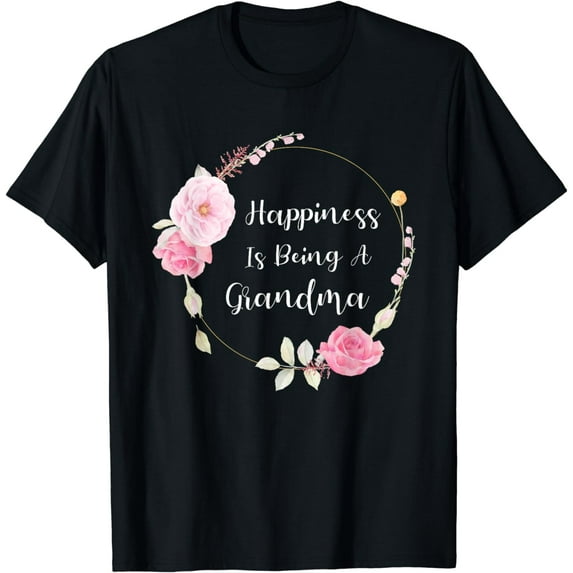 Happiness is being a Grandma - Cute Grandmother T-Shirt