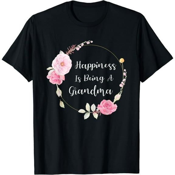 Happiness is being a Grandma - Cute Grandmother T-Shirt