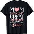 thumbnail image 1 of Happiness is being a mom, grandma and great grandma T-Shirt, 1 of 3
