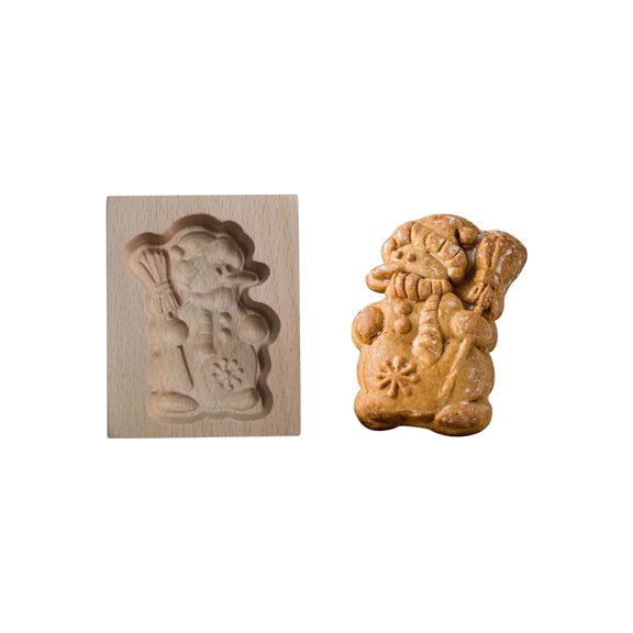 DIY Baking Moulds Wooden Cookie Embossing Craft Decorative Tools for Kitchen Christmas Thanksgiving Use