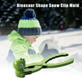 thumbnail image 1 of Happini Dinosaur Snowball Clip Tool Snowball Maker Toy With Handle For Kids For Outdoor For Winter for Kids Animals in Winter Figures Penguin Kids of America Snowman Rubber in Bulk Sand Sled Sensory, 1 of 7