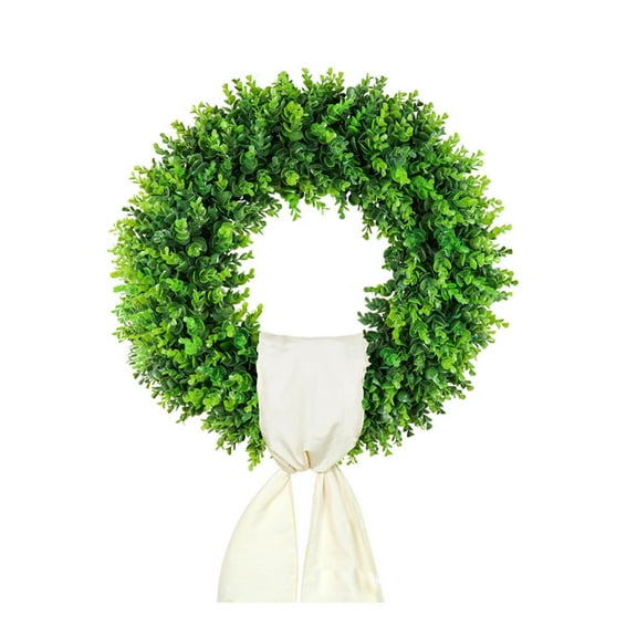 Happini Elegant Floral Wreath For Year Round Home Front Door Wall Hanging Arrangement With Realistic Greenery And For Indoor Outdoor Use Leopard Fall Wreath Memorial Day Lite Wreaths Christmas Wreath