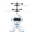 thumbnail image 1 of Mini Induction Flying Helicopter Robot 2CH Remote Control Aircraft with Advanced Stabilizer for Indoor Outdoor Flight Training, 1 of 7