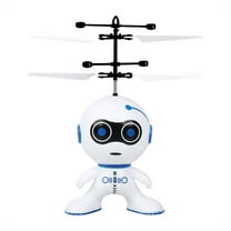 Mini Induction Flying Helicopter Robot 2CH Remote Control Aircraft with Advanced Stabilizer for Indoor Outdoor Flight Training