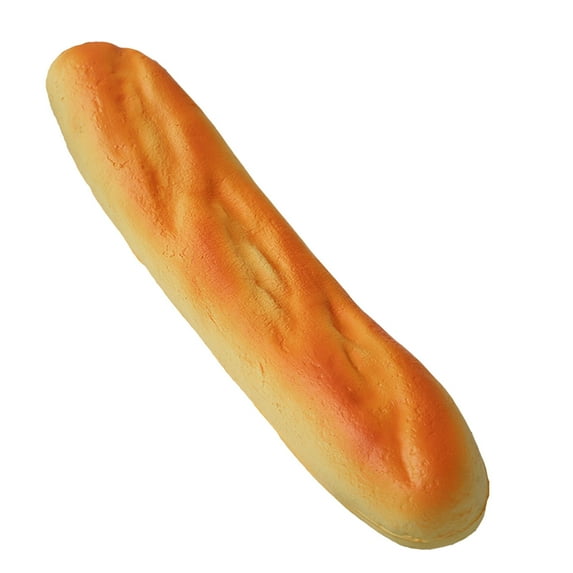 Happini Realistic Bread Toy Soft PU Material Stress Novelty Funny Foam For Kids Adults Home Playful Design Soft Rug Games for Girls Carpet Pacifier Months Keys for Talking Dogs Clean Sofa Game for 3