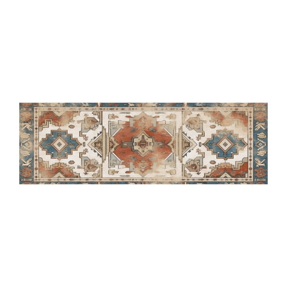 Bohemian Style Shaggy Area Rug Floor Mat for Your Living Room and Kitchen