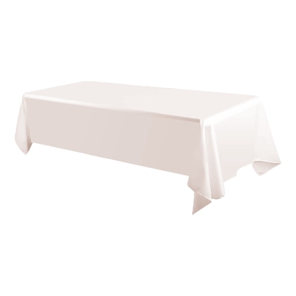 Happini Solid Color Table Cloth For Dining Restaurant Party Banquet Event Durable Polyester Fabric Table Cover Washable And Massage Table Cover Fitted 30 round Tablecloth 8 Ft Stretchy Table Cloths