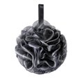 thumbnail image 1 of Happon 1 Pack Large Shower Loofah Sponge, Mesh Bulk Pouf Sponge Bath Puff, Black Bath Ball, Men Women Bathroom Exfoliating Accessories (70g), 1 of 5