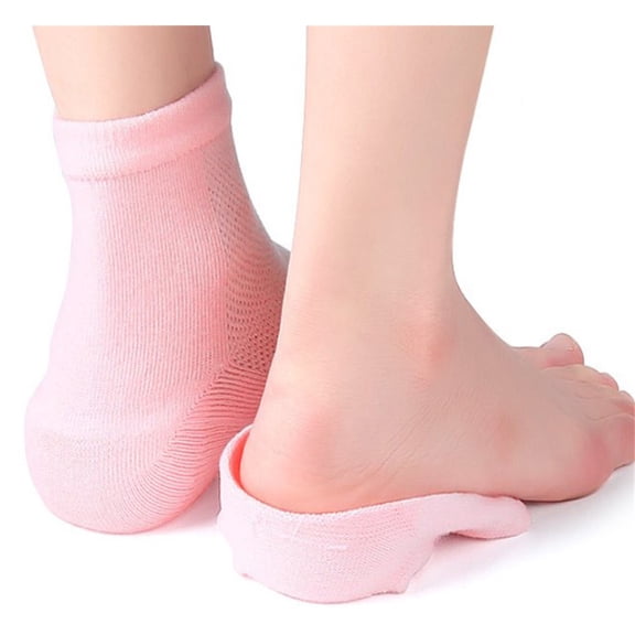 Happon 1 Pair Height Max Socks,Half Height Increase Insoles,Invisible Shoe Lift Heel Pads,Height Increase Socks for Women Men,Height Increase Socks Heel Pad Insert for Pain Relive and Gait Correction