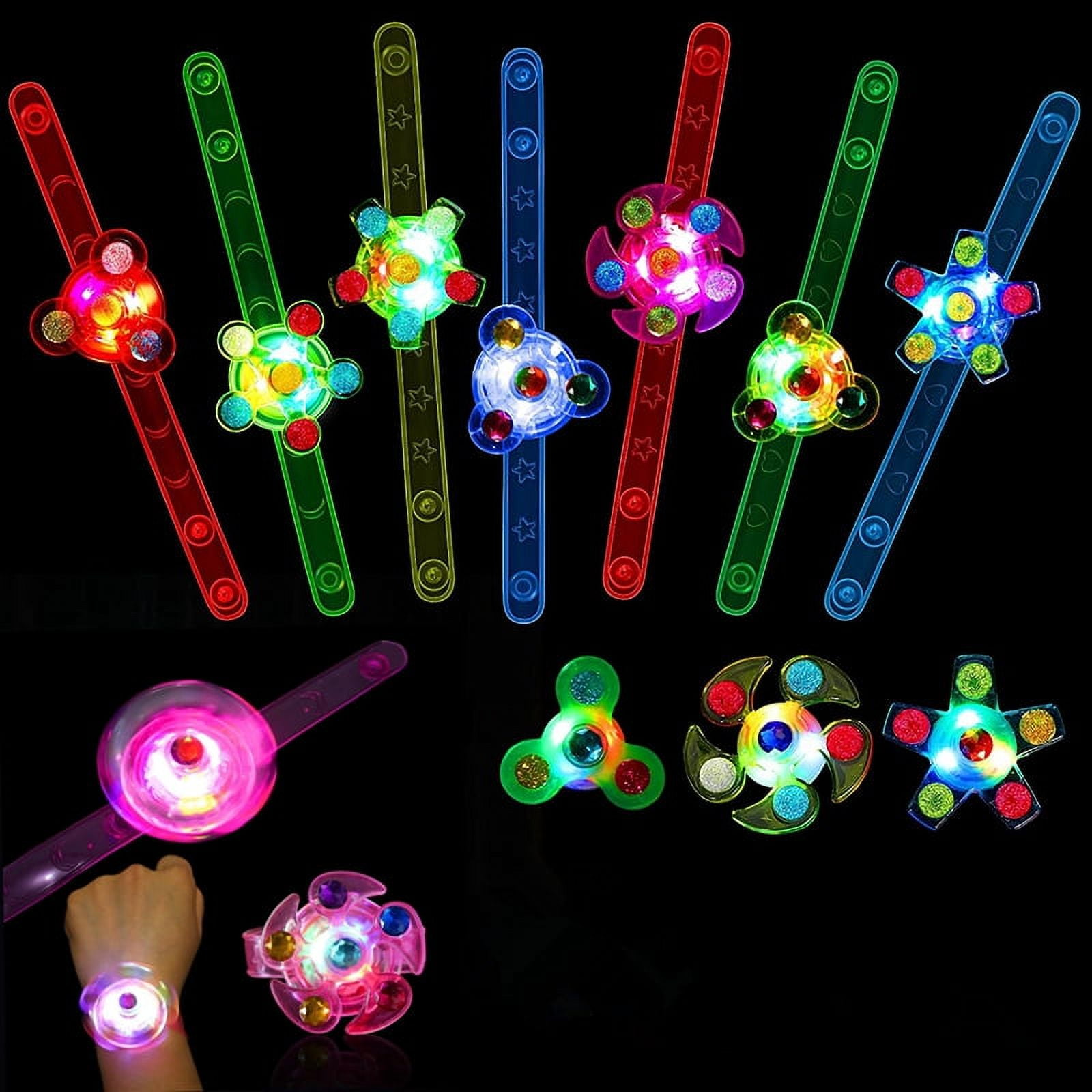 8pcs LED Fidget Spinner Bracelets Party Favors for Kids 4-8 8-12, Light Up  Bracelets for Christmas Halloween Birthday Gifts, Glow in The Dark Bracelet  for Classroom Prizes, Goodie Bags Stuffers - Yahoo Shopping