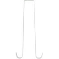 thumbnail image 1 of Happon 15 Inches Double Side Wreath Hanger Over The Door - Wreath Metal Hook for Christmas Wreath Front Door Hangers White, 1 of 6