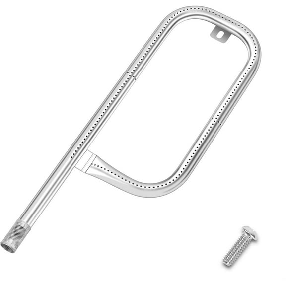Happon 17'' Grill Burner Replacement for Q100 Q120 Q1000 Q1200 Gas Grill,304 Stainless Steel Burner Tube Pipe for 69957 45657
