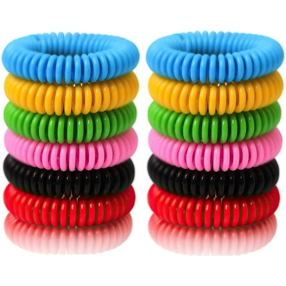 Happon 18 Pack Mosquito Repellent Bracelets, DEET-Free Insect & Bug Repellent Wrist Bands for Kids & Adults Outdoor Camping Fishing Traveling