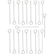 Happon 20 pcs 12 inches Turkey Lacers for Trussing Turkey,Stainless Steel Skewers Turkey Pins for Trussing Turkey and Poultry