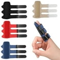 thumbnail image 1 of Happon 4 Pack Finger Splint, Adjustable Finger Aluminium Support for Arthritis Mallet Finger Knuckle Brace with 3 Fixing Strap for Finger Stiffness, Osteoarthritis, Sprained Knuckles Pain Relief, 1 of 7