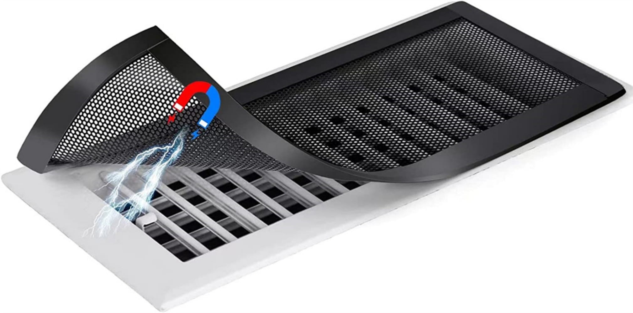 Register Magnets Happon 8 Pcs Magnetic Floor Register Vent Covers, 4 x 10 inch Stronger ...
