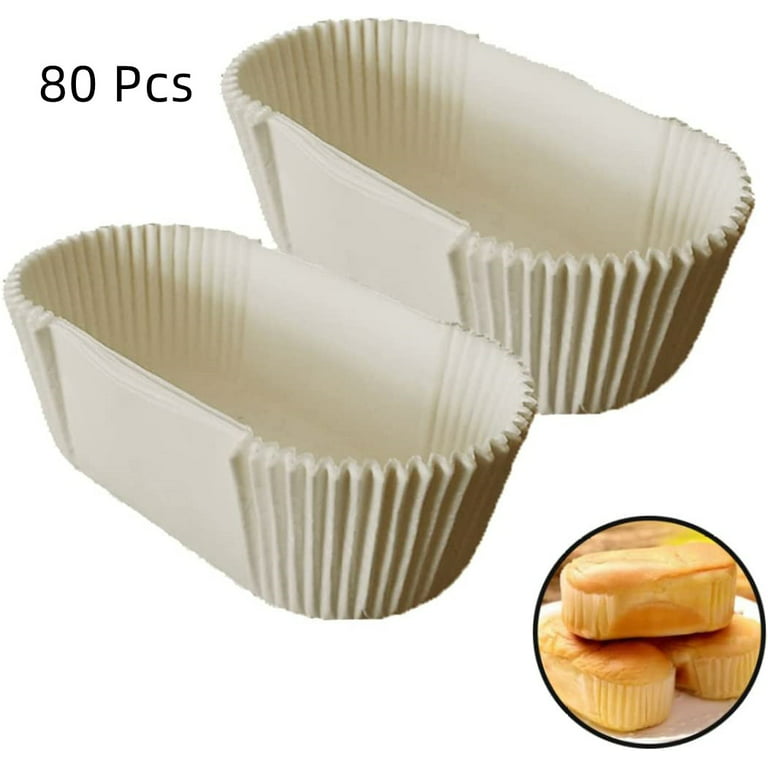 50pcs Loaf Cups Paper Liners Bread Baking Disposable Pan Kraft Muffin  Cupcake Rectangular Loaf Kitchen Bakery Tools - AliExpress