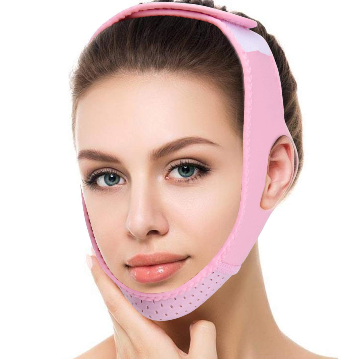 V Line Facial Slimming Strap Face Lift Up Belt Thin Neck Sleeping Face-Lift  Reduce Double Chin Bandage Face Shaper Skin Care Belt L