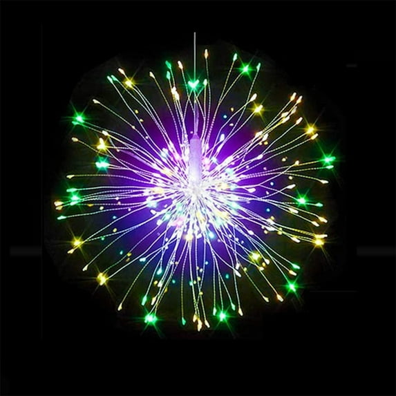 Happon Fairy String Lights Christmas Lights, 200 LED Waterproof Copper Wire Decorative Hanging Starburst Lights for Christmas Decoration (Multicolor)