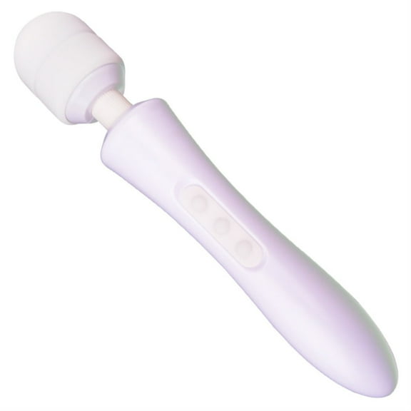 Happon Personal Wand Massager, USB Rechargeable Electric Back Massager, Relieve Back, Neck & Muscle Pressure (White)