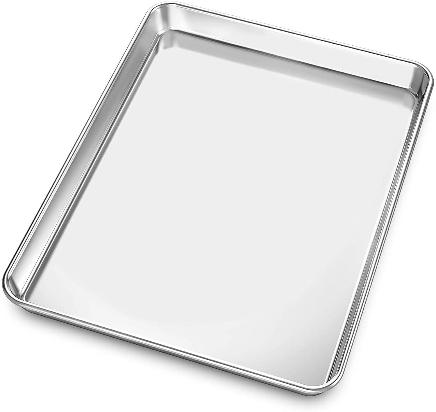 Happon Quality Cookie Sheet Pan Stainless Steel Half Sheet Baking Pan This 12 9inch Baking Sheet is Rust Warp Resistant Heavy Duty of Thick Gauge Walmart