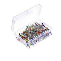 Happon Sewing Pins, 250 Pcs 1.5 inch Straight Pins with Big Glass Ball Head for Fabric Sewing, Quilting and DIY Sewing Crafts