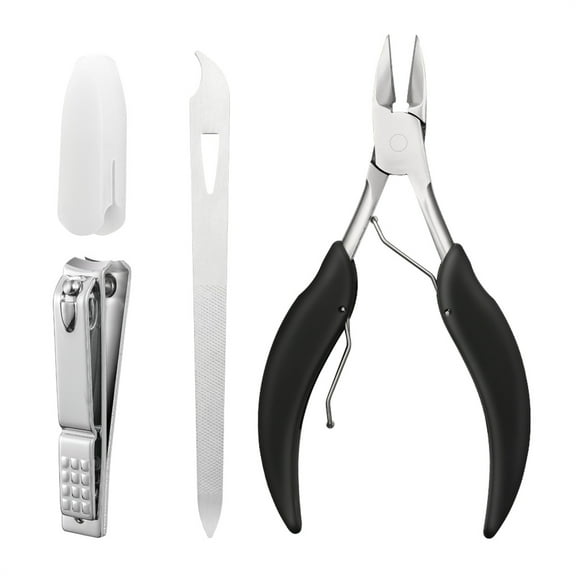Happon Toe Nail Clippers,Easy Grip Toe Nail Cutter Toenail Clippers for Thick Nail,Nail Art Clipper Feet Care Tools,Removal Clippers Manicure Pedicure Tool for Ingrown Toenail and Nail Kit