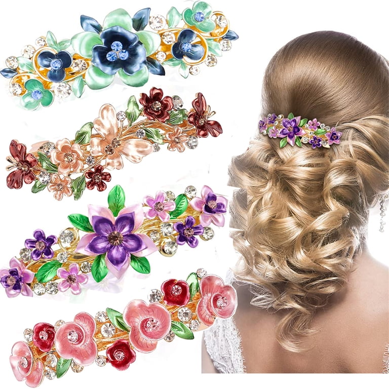 Happon Womens Hair Bands, French Barrettes Hair Clasps  display picture 1