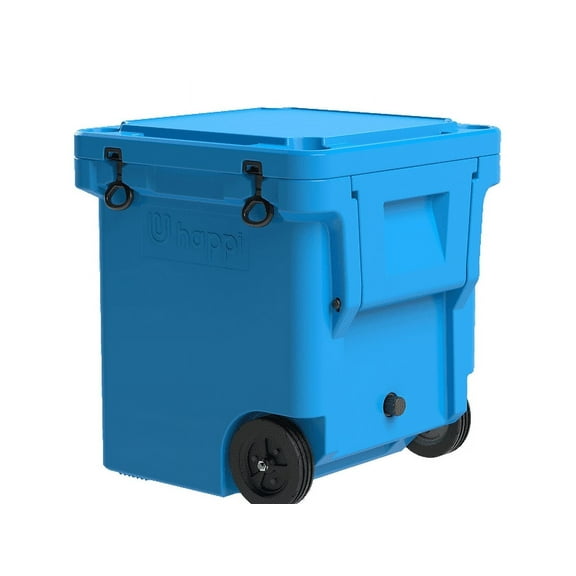 Happi Cooler Oasis , Game Table & Ice Chest , Portable & Durable, Perfect for Camping & Tailgating (Blue)