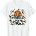 thumbnail image 1 of Happpy Thanksgiving Day Autumn Fall Maple Leaves Thankful T-Shirt, 1 of 5