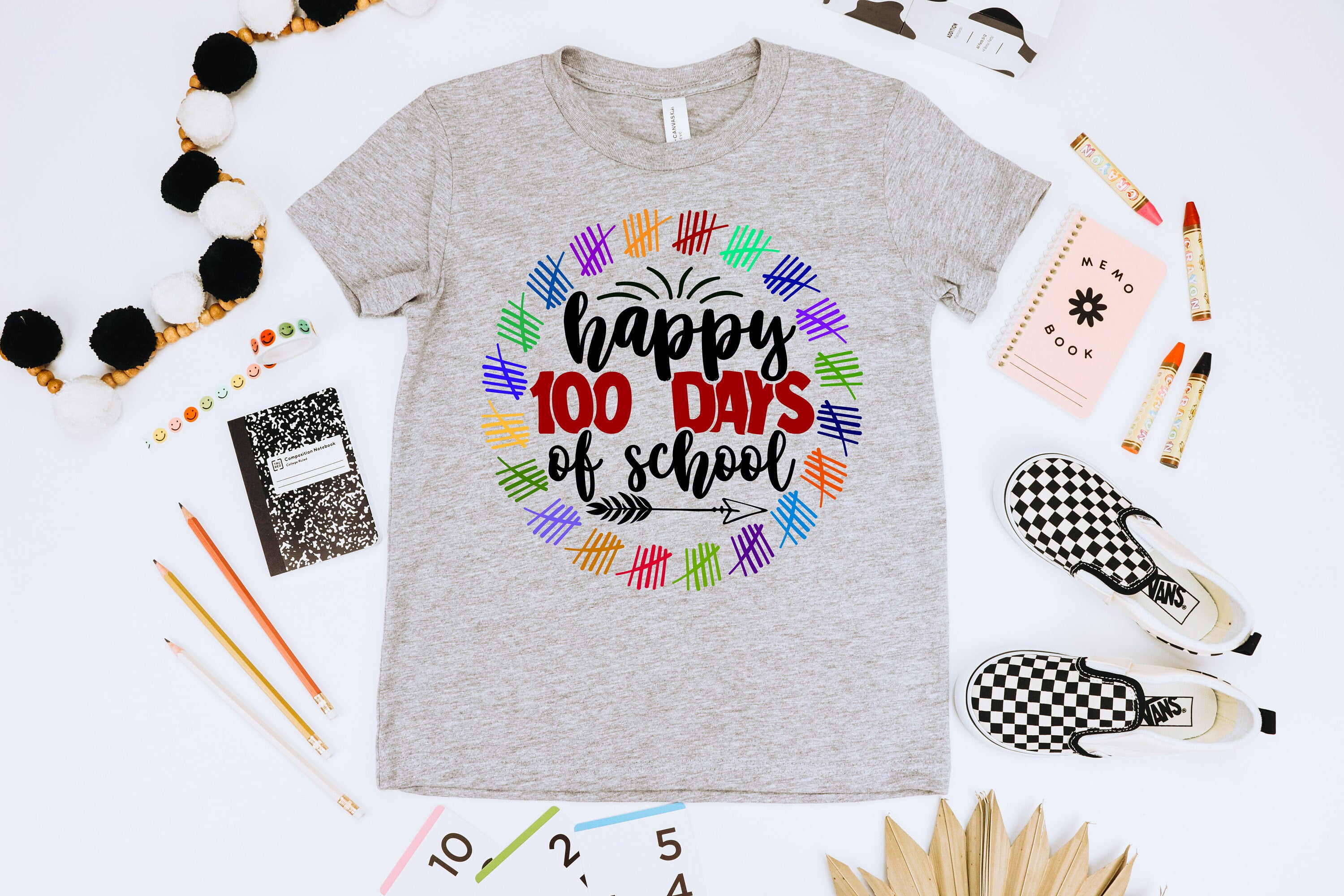 Happy 100 Days Of School Shirt 100 Days Of School Teacher Gifts Teacher ...