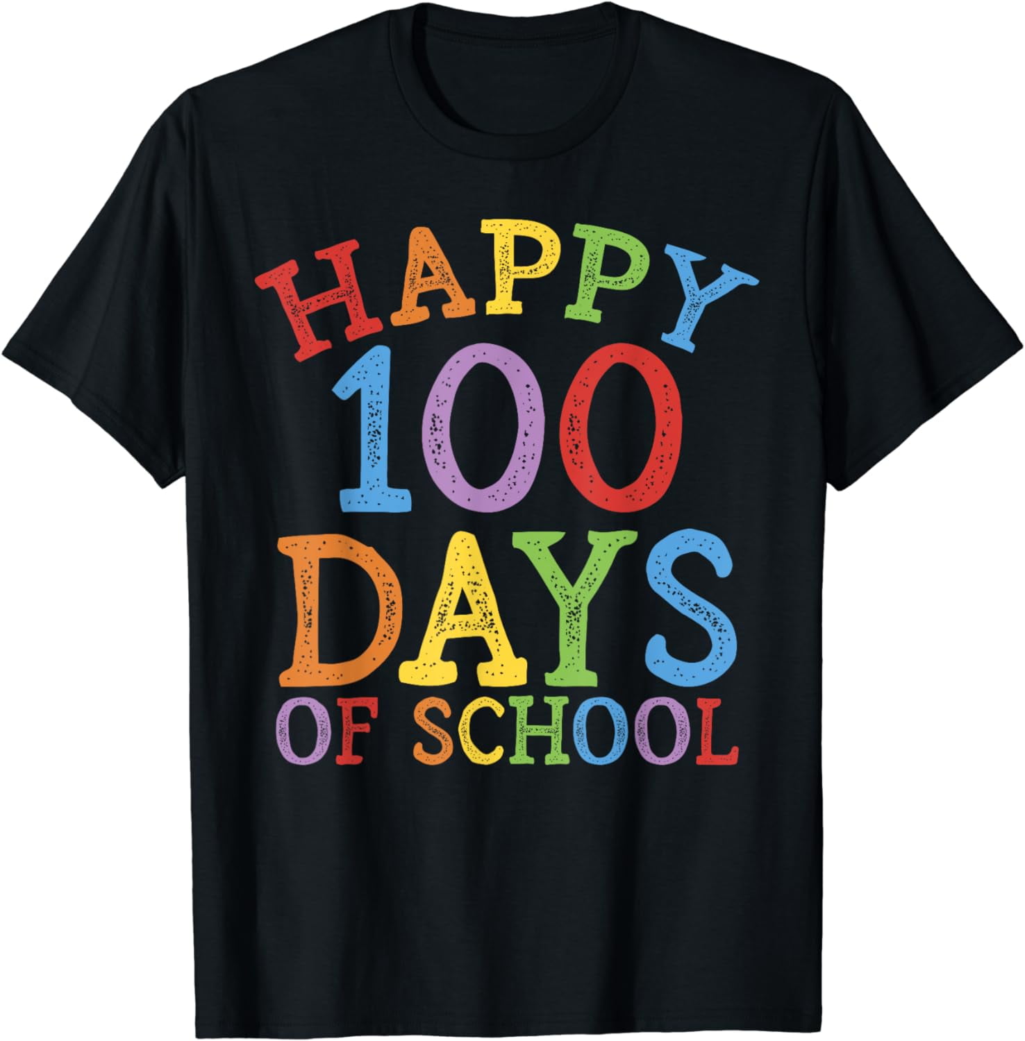 Happy 100 Days Of School Shirt 100th Day Costume Teacher T-Shirt ...