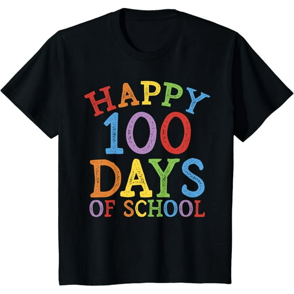 Happy 100 Days Of School Shirt 100th Day Costume Teacher T-Shirt