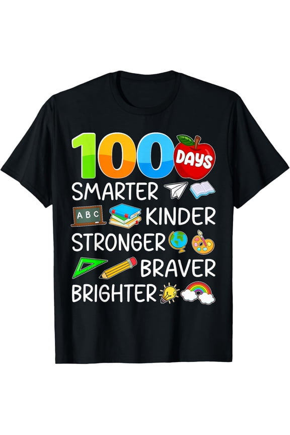 Happy 100 Days of School 100th Day Teacher T-Shirt Shirts
