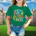 thumbnail image 1 of Happy 100 Days of School Shirt Kids School Season Round Neck Short Sleeved T Shirt Top Boy Girls for Kindergarten Tops T Shirts for Boys 4T, 1 of 3