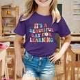 thumbnail image 1 of Happy 100 Days of School Shirt Printed Round Neck Casual Short Sleeve Top T Shirt Happy 100 Days T-Shirt Boys T Shirts Size 10-11, 1 of 3