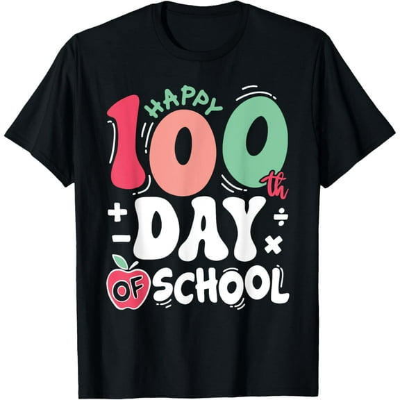 Happy 100 Days of School Teacher 100th Day of School T-Shirt TShirt