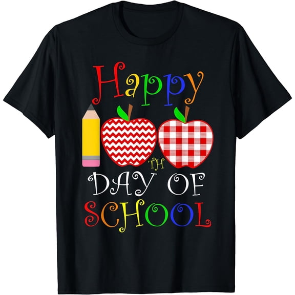 Happy 100th Day of School For Teacher & Student Kid T-Shirt