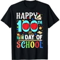 thumbnail image 1 of Happy 100th Day of School Shirt Teacher Student Boys Girls T-Shirt, 1 of 4