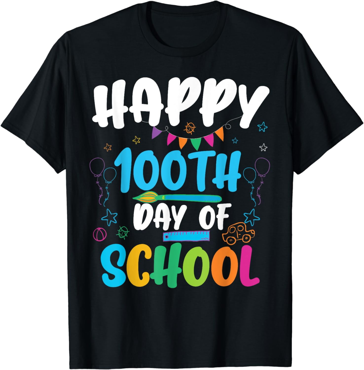 Happy 100th Day Of School Shirt For Teacher Or Child T-Shirt Happy 100th Day Of School Shirt For Teacher Or Child T-Shirt