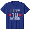thumbnail image 1 of Happy 10th Anniversary 10 Years Together Matching Quote T-Shirt, 1 of 2
