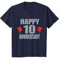 thumbnail image 1 of Happy 10th Anniversary 10 Years Together Matching Quote T-Shirt, 1 of 2