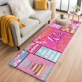 thumbnail image 1 of Happy 10th Birthday Kitchen Runner Rug 2x6 Washable Runners for Hallway Non Slip Pink Bows Balloons Cakes Polka Dot Large Area Rug Indoor Floor Carpet for Bathroom Laundry Entryway Bedroom, 1 of 8