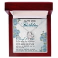 thumbnail image 1 of Happy 15th Birthday Message Card, Forever Love Necklace, Gift Box Included, 1 of 5