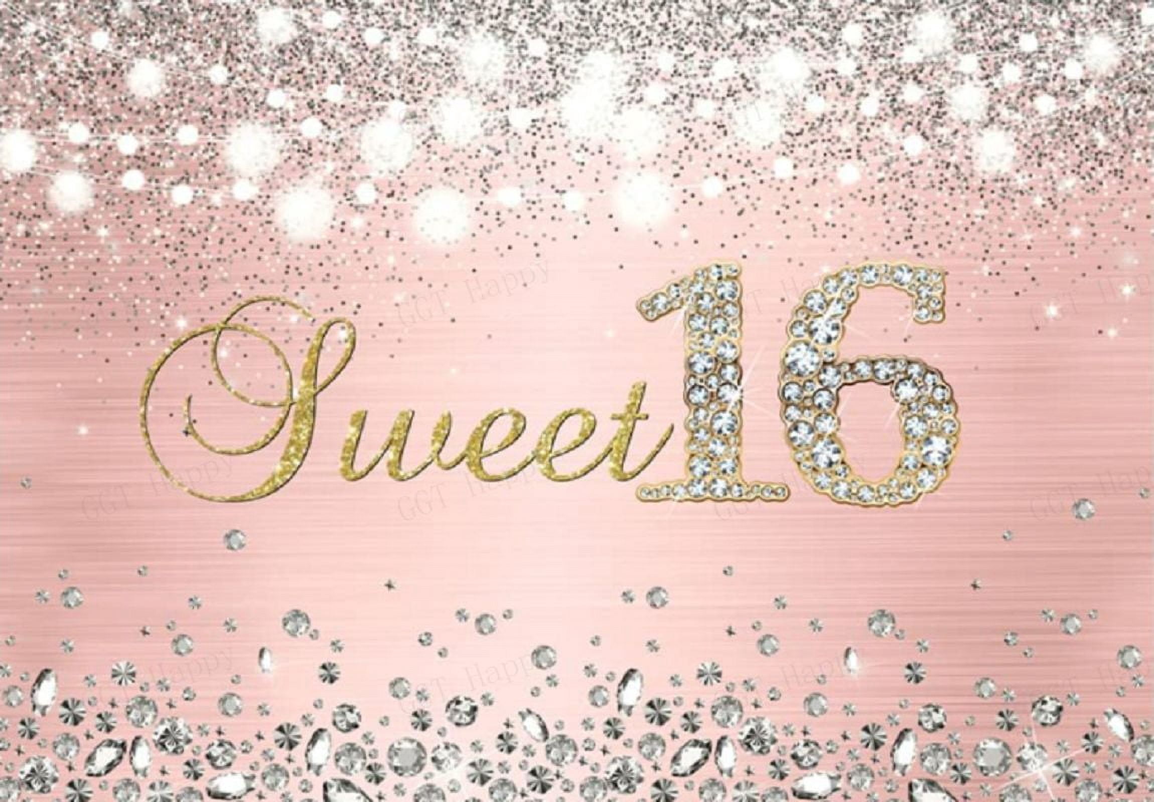 Amscan Happy 16. Birthday Banner – Holografisches Folienbanner, 2,7 M Lang, Bunt & Auffällig